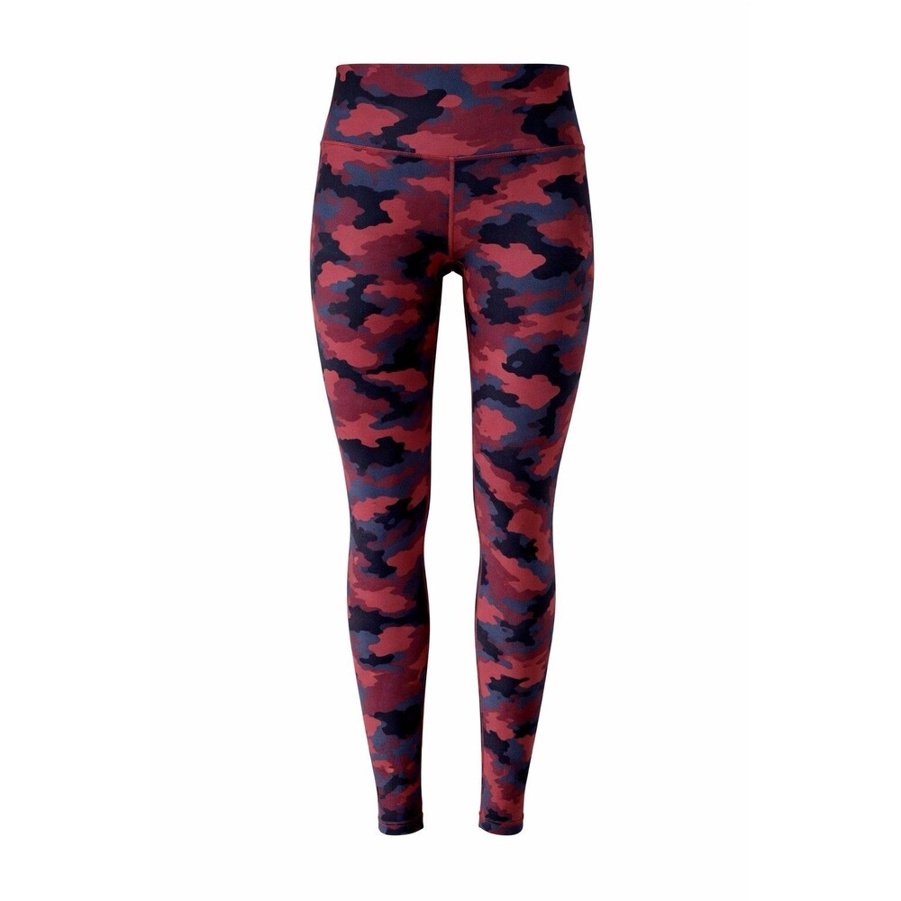 Lululemon Camo Leggings High Rise Yoga Pants Red Black Size 8 Athletic